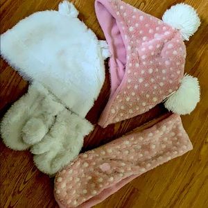 Hats sets toddler girl. 2-3T